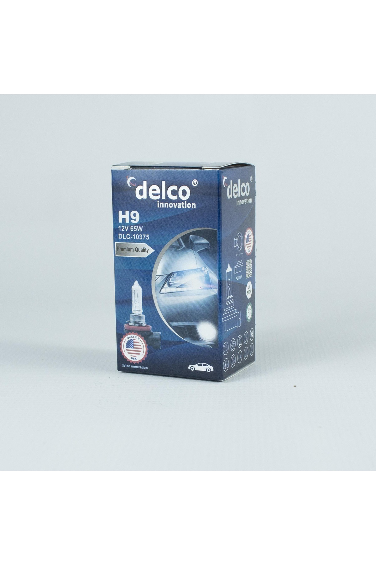 Crn Delco U.S.A H9 Halogen Ampul 12 Volt 65W Pgj19-5 10 Adet