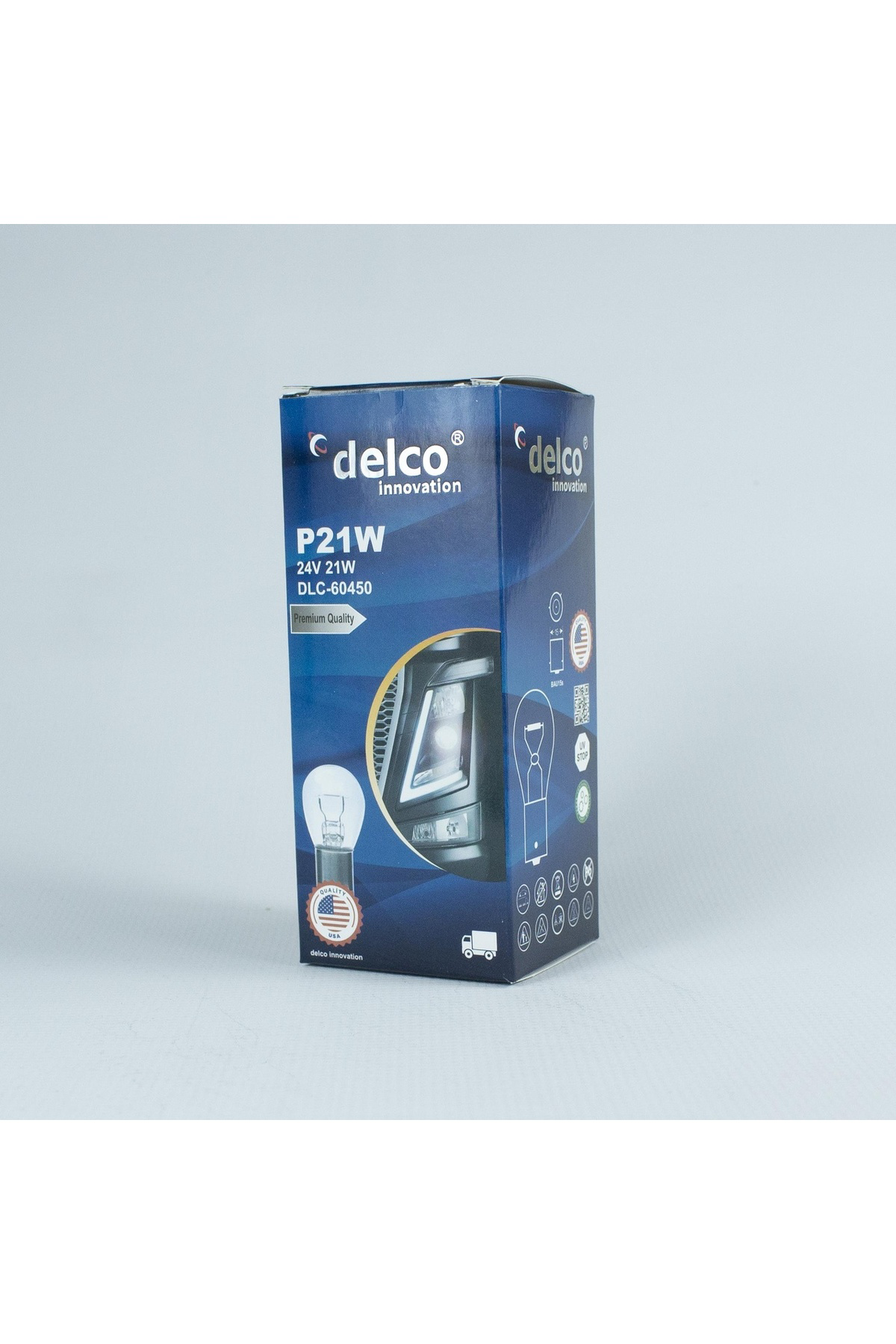 Crn Delco U.S.A P21w Halojen 93 Ampul Yakın Tırnak Bau15s 24 Volt 10