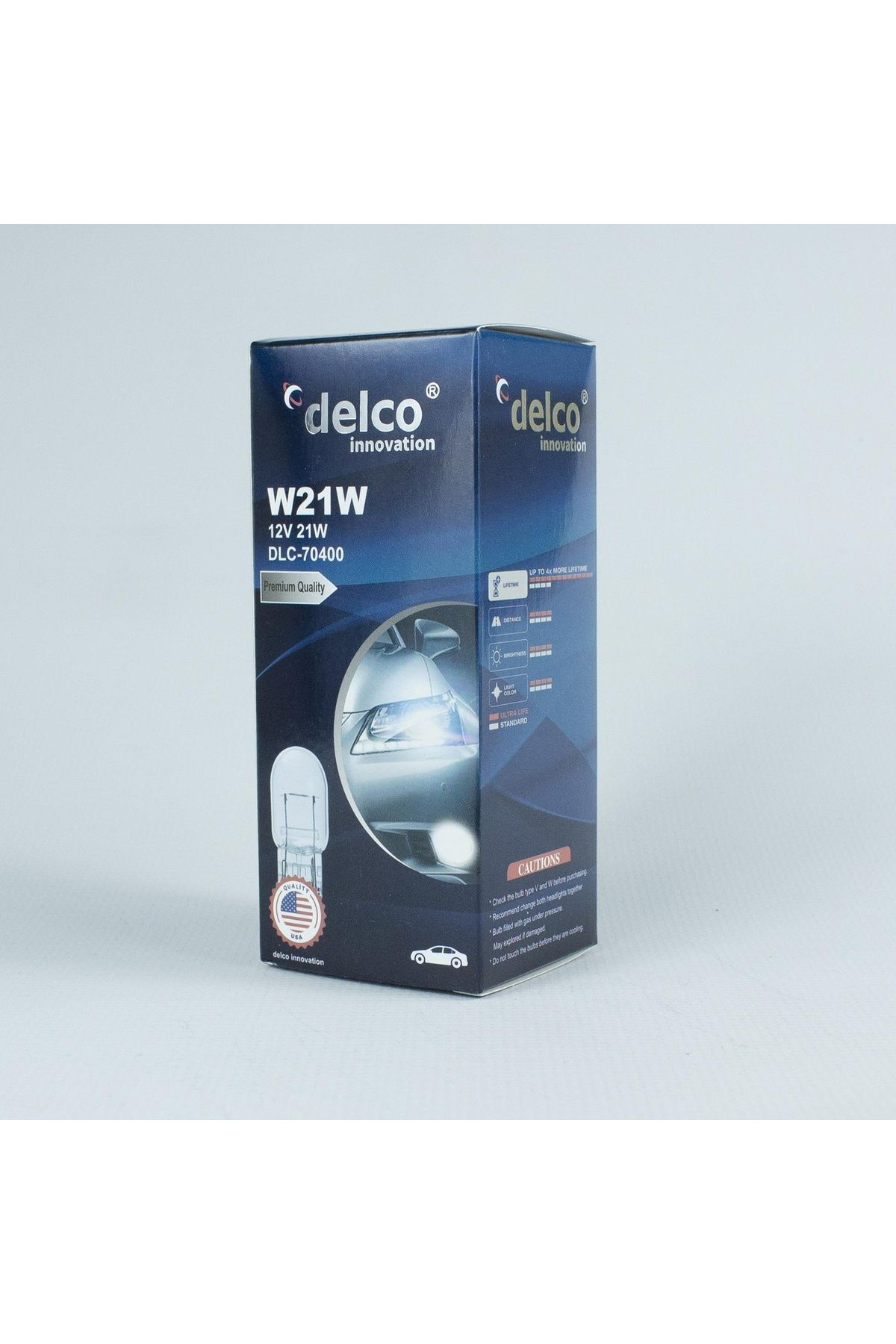 Fesan Delco U.S.A W21w Tek Duy T20 Halogen Ampul 12 Volt 10 Adet