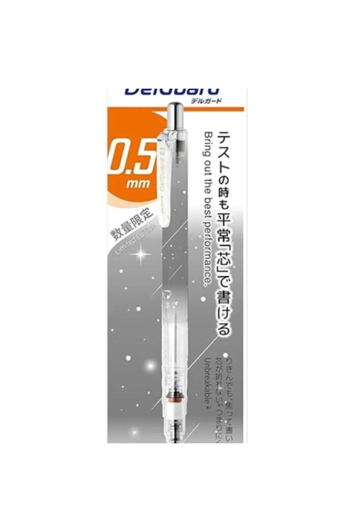 Delguard Suyasuya Versatil Kalem 0.5Mm Siyah Govde