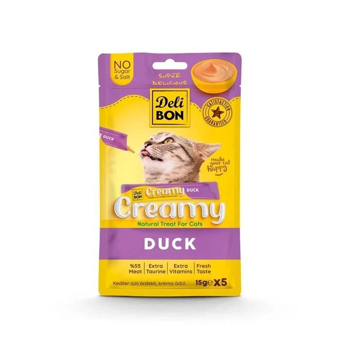 Delibon  Creamy Ödül Maması Ördekli 15Gr 5Li Paket