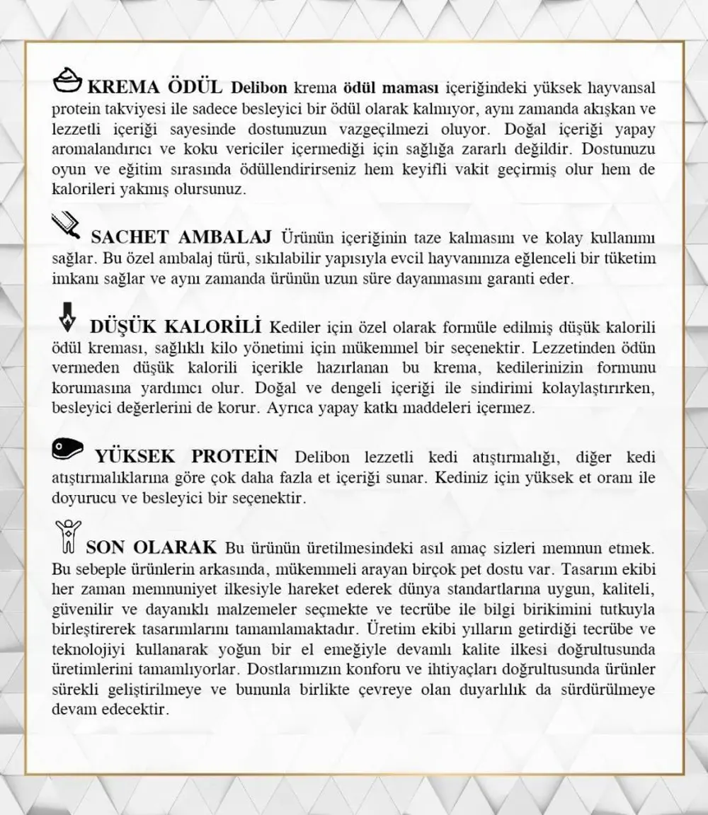 Delibon Creamy Ödül Maması Somonlu 15gr 1 TANE