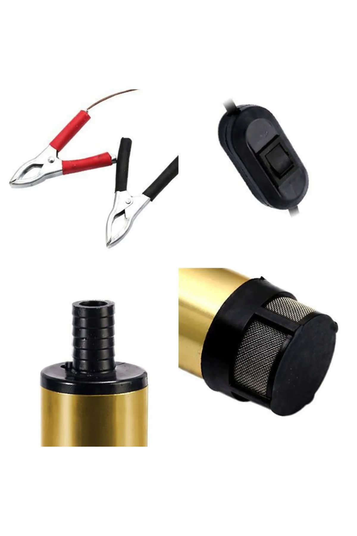 Delice Alüminyum Gövde 12 Volt Sıvı ve Mazot Aktarma Pompası Delice Alüminyum Gövde 12 Volt Sıvı ve Mazot Aktarma Pompası