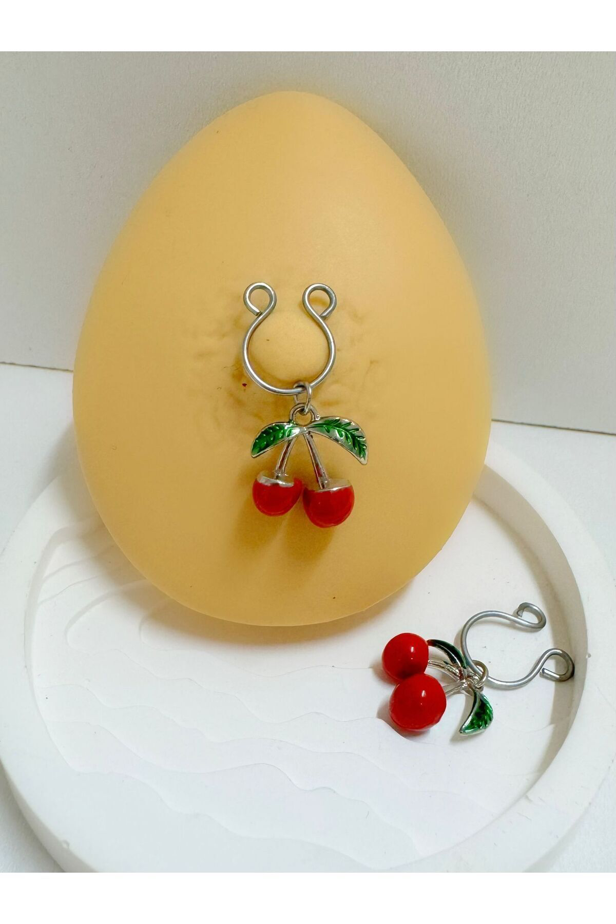 Arescollection Delik Gerektirmeyen Sikiştirma Sahte Fake Meme Ucu Nipple Piercin