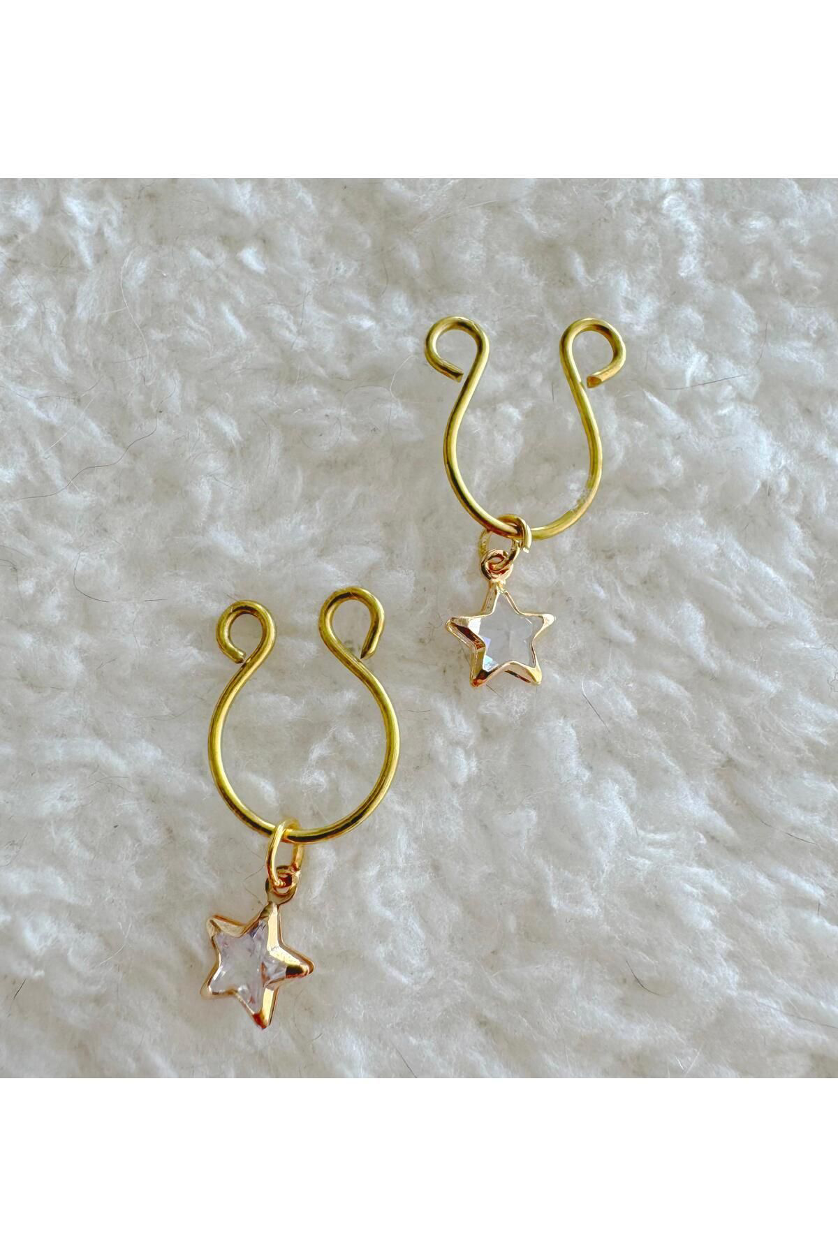 delik gerektirmeyen sıkıştırma fake meme ucu nipple piercingi