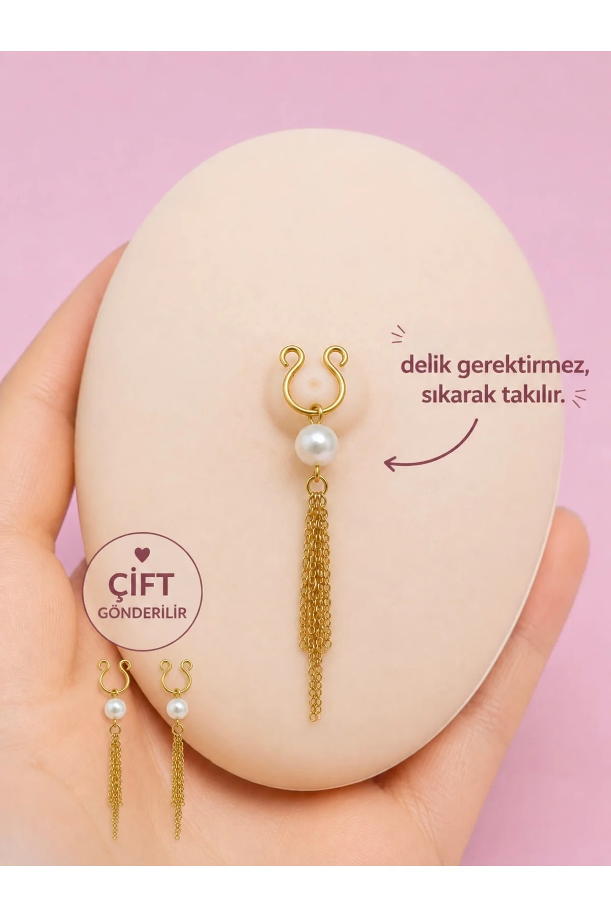 Deliksiz kullanıma uygun nipple meme ucu piercingi Fiyatı, Yorumları ve Özellikleri