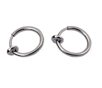 DELİKSİZ SIKIŞTIRMA FAKE PİERCİNG TÜM BÖLGELERE UYGUN  2 ADET PİE