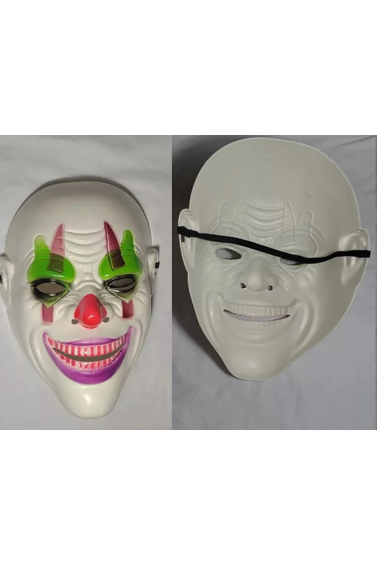 Delirten Gülüş Psikopat Palyaço Temalı Joker Maskesi (5060)