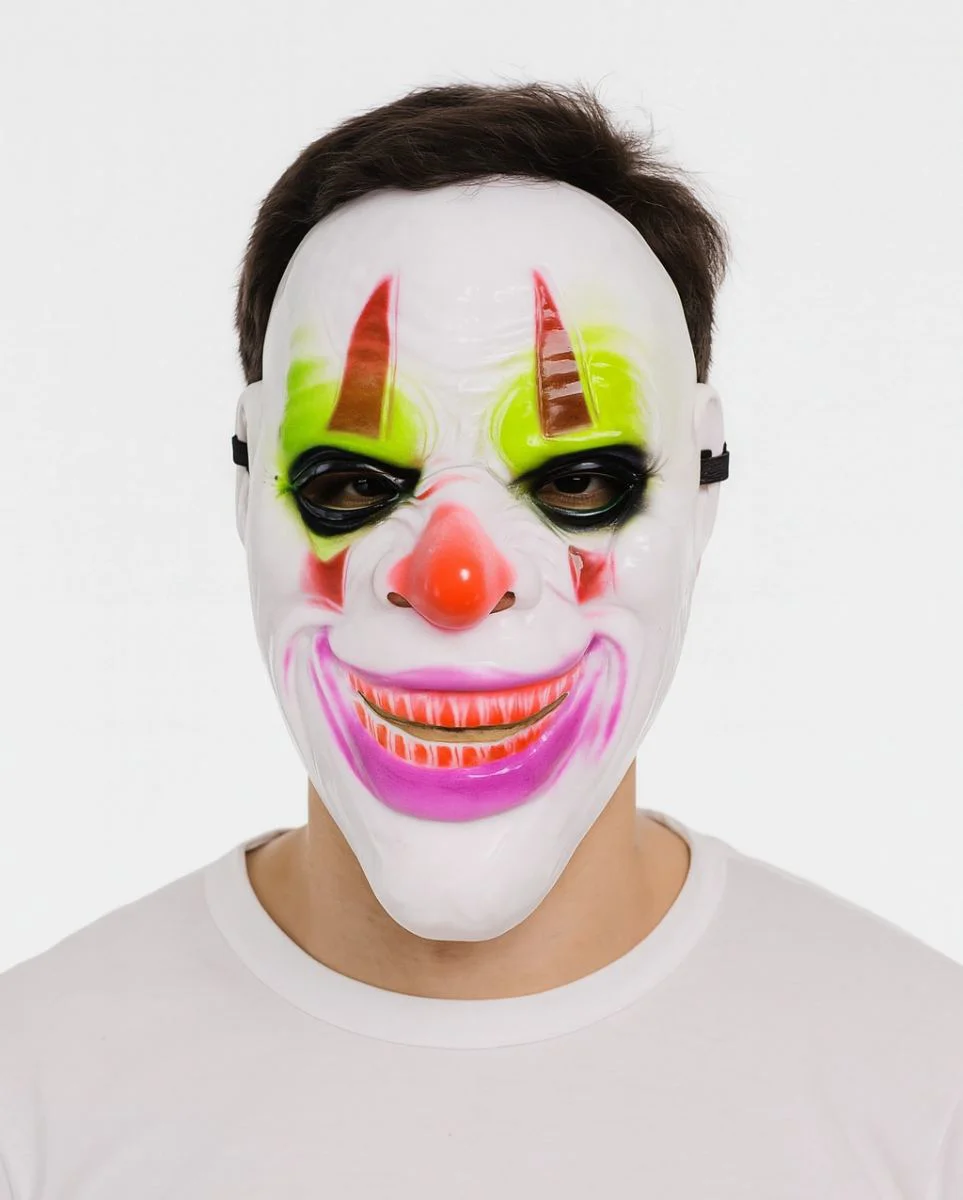 Delirten Gülüş Psikopat Palyaço Maskesi - Korku Temalı Kostüm Partileri İçin Joker Maske Delirten Gülüş Psikopat Palyaço Maskesi - Korku Temalı Kostüm Partileri İçin Joker Maske