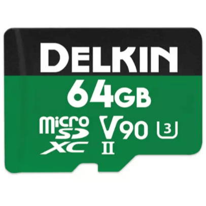Delkin 64GB Power UHS-II (V90) Micro SD Hafıza Kartı