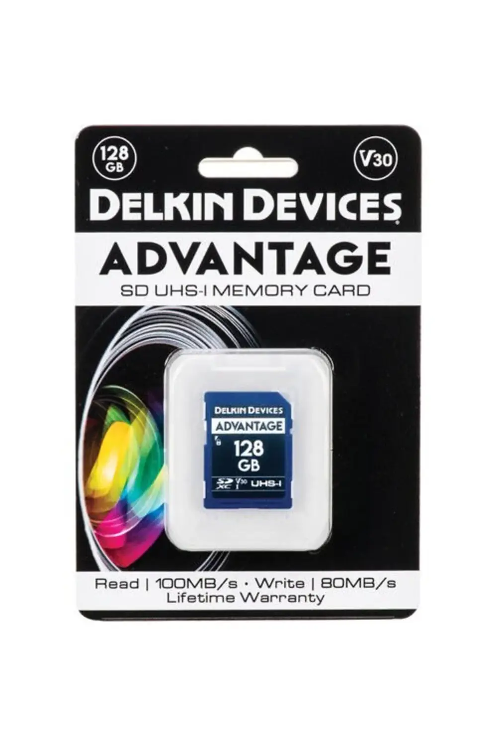 Delkin ADVANTAGE 128GB SD UHS-I V30 Hafıza Kartı