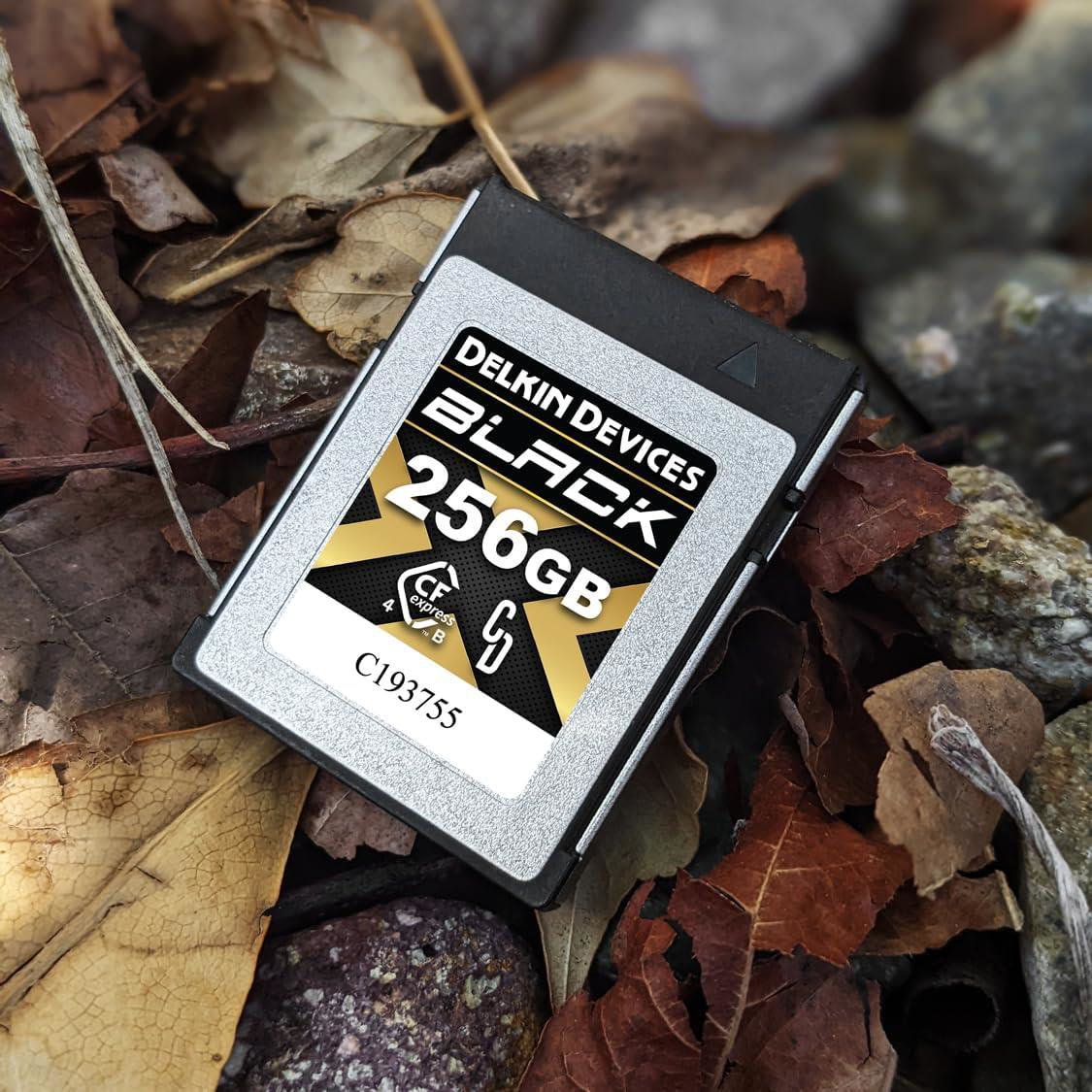 DELKIN BLACK CFEXPRESS TYPE B 4.0 MEMORY CARD 256GB