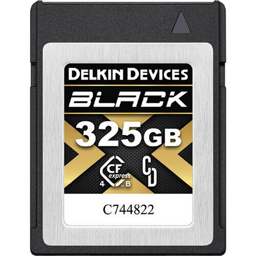 Delkin Devices Delkin Black Cfexpress Type B 4.0 Memory Card 325Gb Delkin Devices Delkin Black Cfexpress Type B 4.0 Memory Card 325Gb