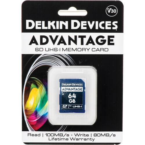 Delkin Devices Advantage 64Gb Sd Uhs-İ V30 Hafıza Kartı Delkin Devices Advantage 64Gb Sd Uhs-İ V30 Hafıza Kartı