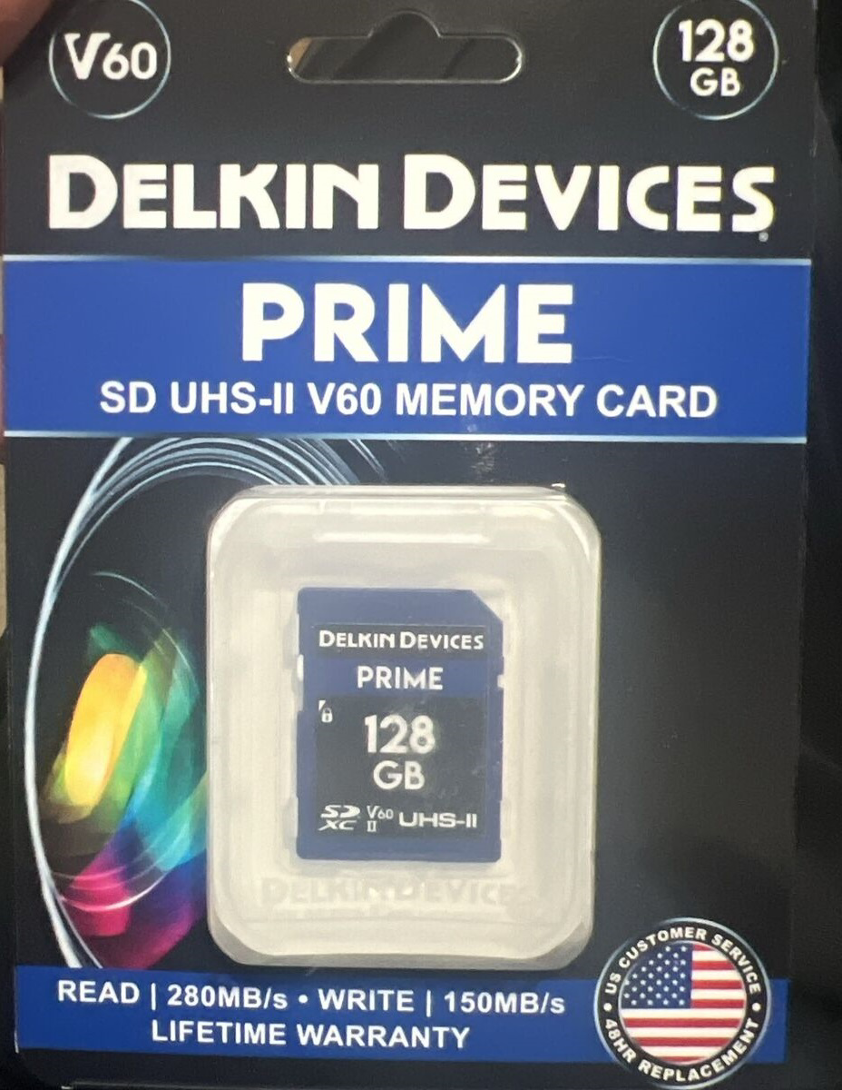 Delkin Devices 128Gb Prime Uhs-İi Sdxc (V60) Hafıza Kartı Delkin Devices 128Gb Prime Uhs-İi Sdxc (V60) Hafıza Kartı