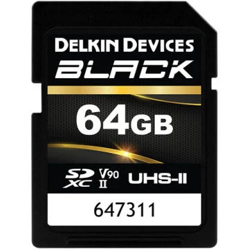 Delkin Devices Black 64Gb Sd Uhs-İi U3 V90 Hafıza Kartı Delkin Devices Black 64Gb Sd Uhs-İi U3 V90 Hafıza Kartı
