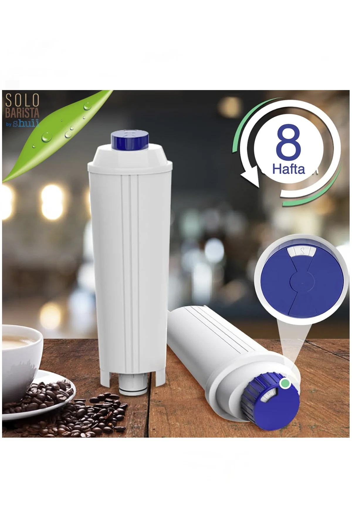 De'longhi Kahve Makinası Kireç Önleyici Su Arıtma Filtresi 10 Ade