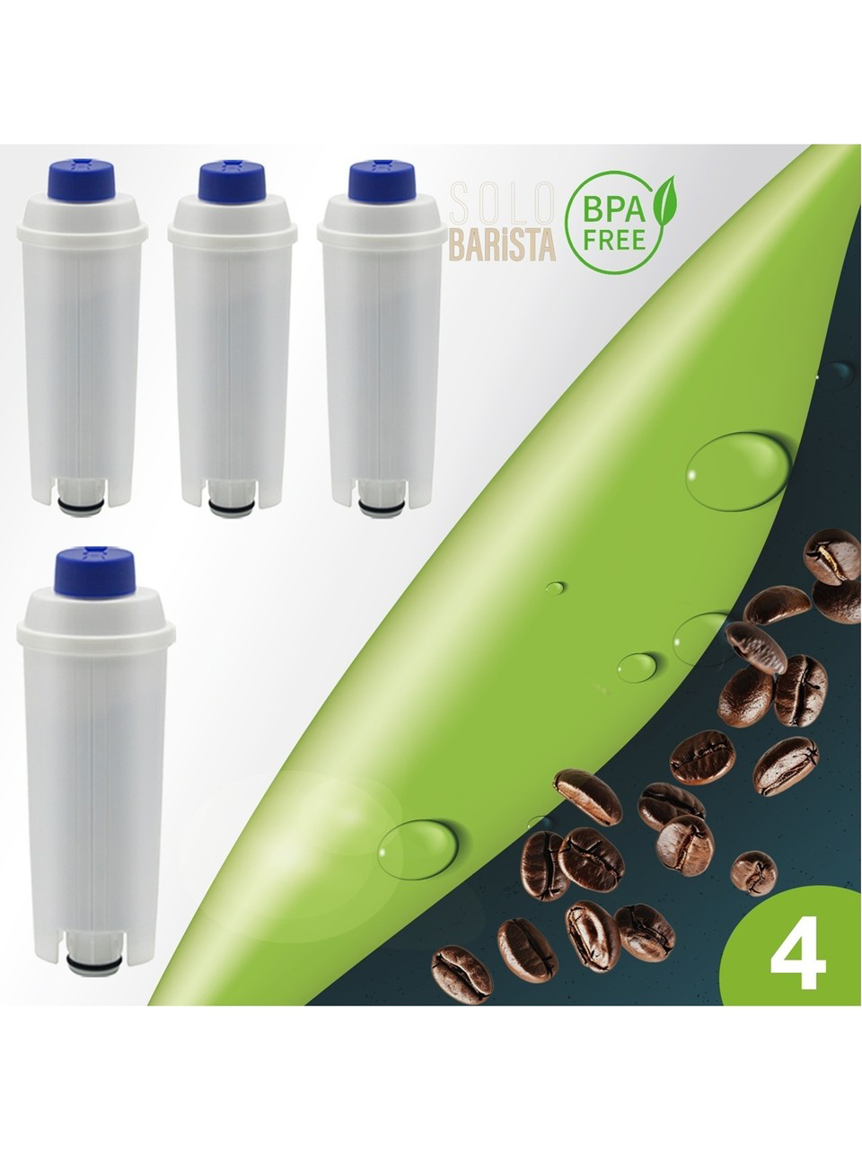Delonghi Kahve Makinası Kireç Önleyici Su Arıtma Filtresi 4 Adet Delonghi Kahve Makinası Kireç Önleyici Su Arıtma Filtresi 4 Adet