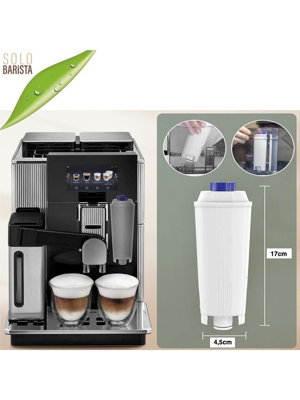 Delonghi Kahve Makinası Kireç Önleyici Su Arıtma Filtresi 6 Adet Delonghi Kahve Makinası Kireç Önleyici Su Arıtma Filtresi 6 Adet