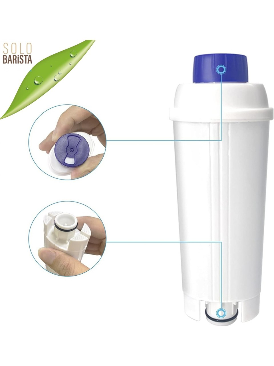 Delonghi Kahve Makinası Kireç Önleyici Su Arıtma Filtresi 8 Adet Delonghi Kahve Makinası Kireç Önleyici Su Arıtma Filtresi 8 Adet
