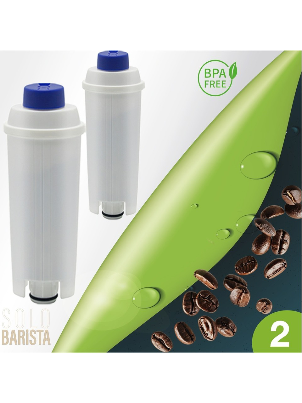 Delonghi Kahve Makinası Kireç Önleyici Su Arıtma Filtresi 2 Adet Delonghi Kahve Makinası Kireç Önleyici Su Arıtma Filtresi 2 Adet