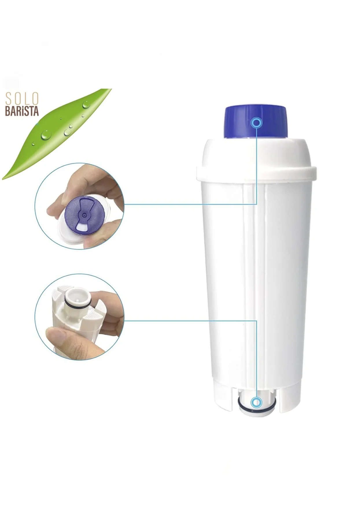 De'longhi Kahve Makinası Kireç Önleyici Su Arıtma Filtresi 10 Ade