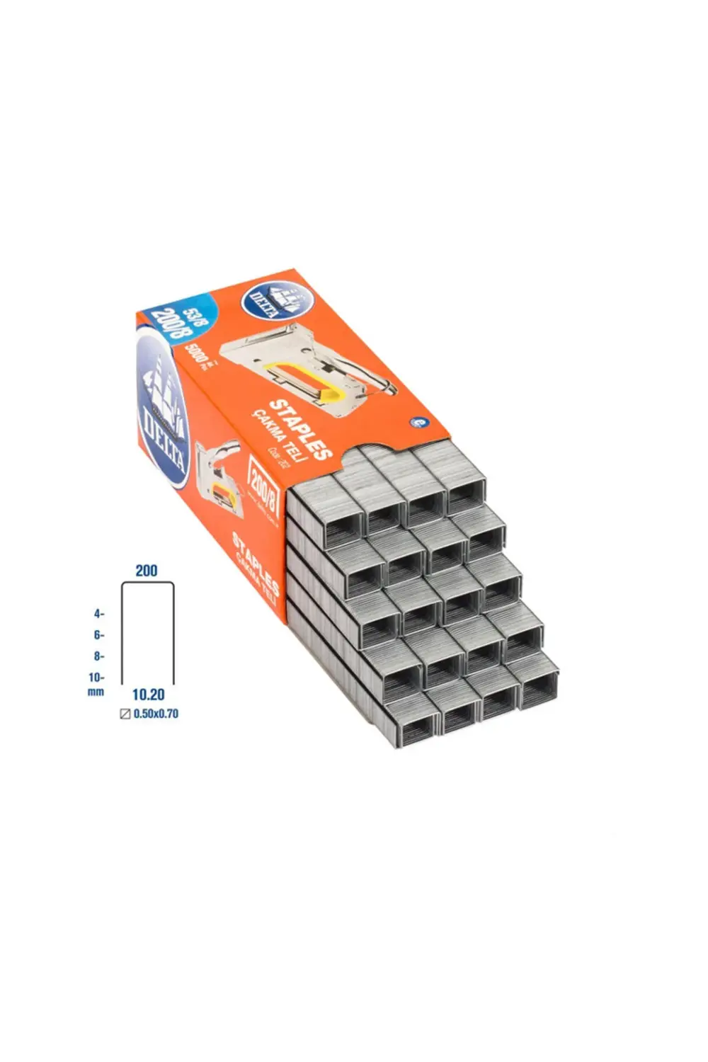 Delta 200/6 Zımba Teli 5000 Adet