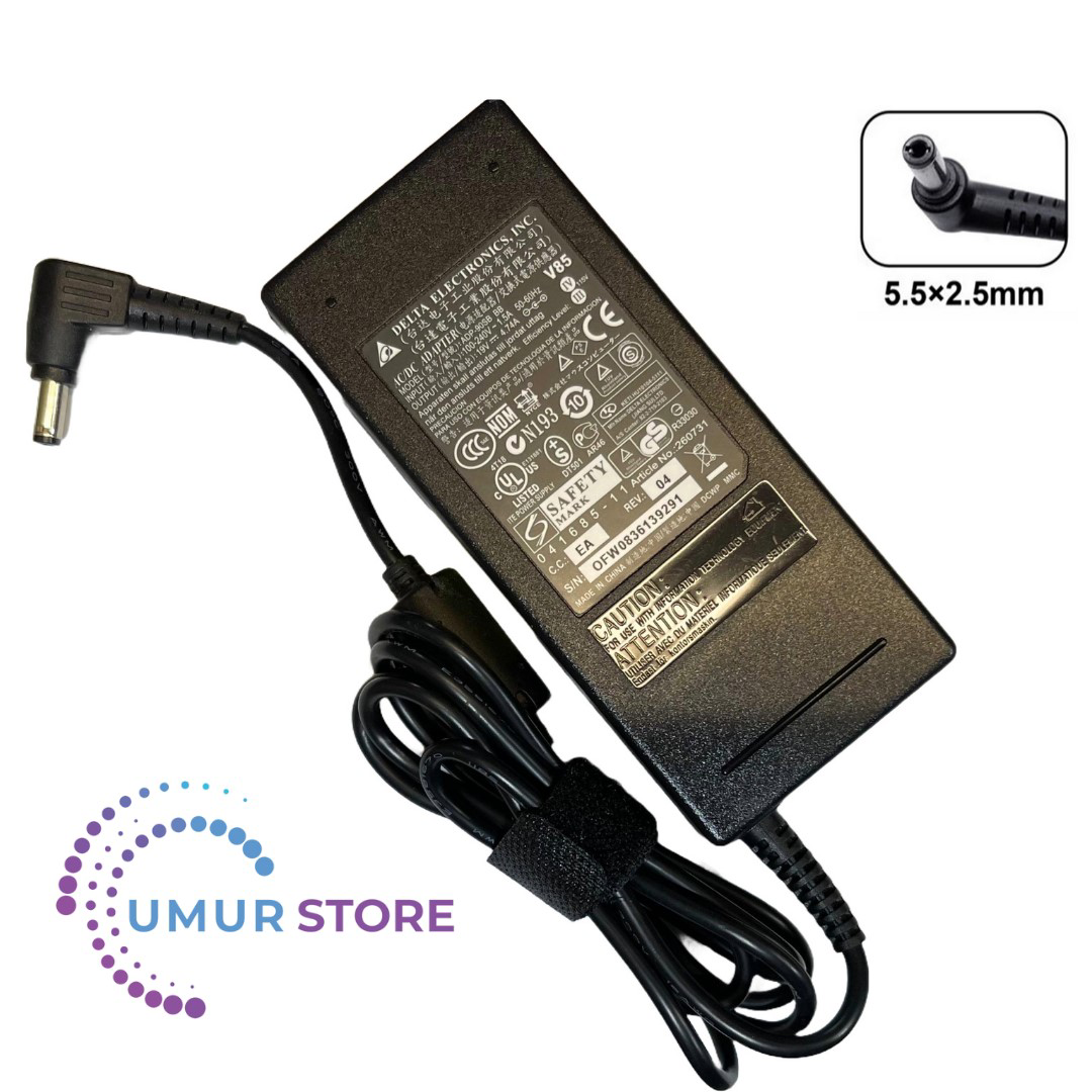 Delta ADP-90MD H 5.5x2.5mm Notebook Adaptörü Delta ADP-90MD H 5.5x2.5mm Notebook Adaptörü