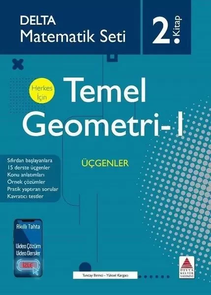 Delta Matematik Seti 2.Kitap - Herkes İçin Temel Geometri 1