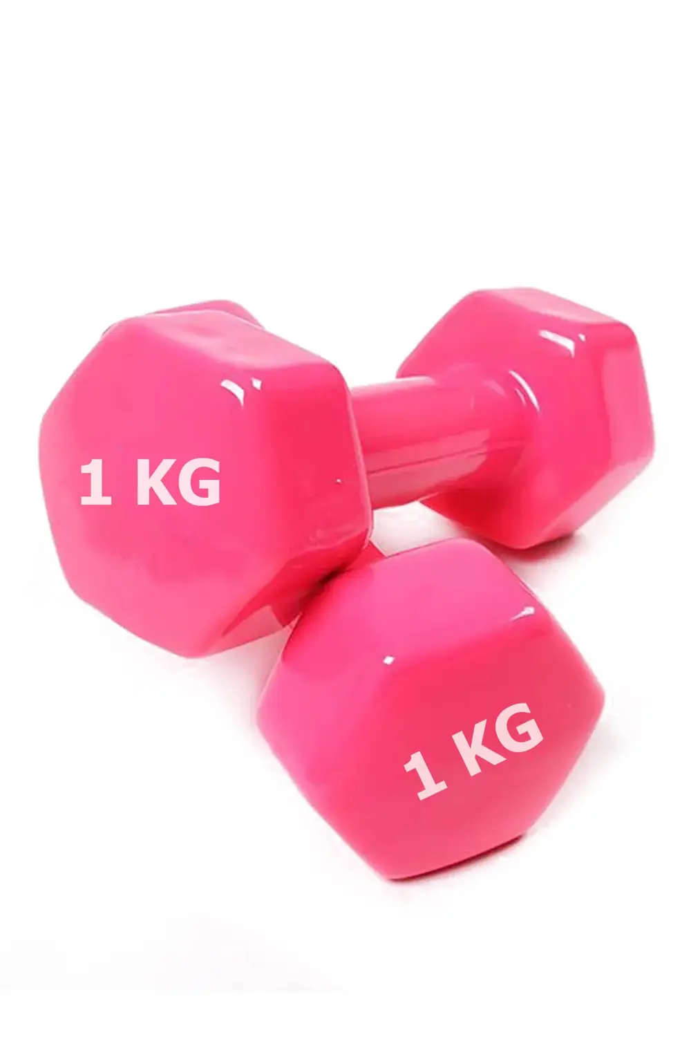 Deluxe 1 Kg Demir Dambıl Vinyl Demir Döküm Dambıl Seti El Ağırlığ