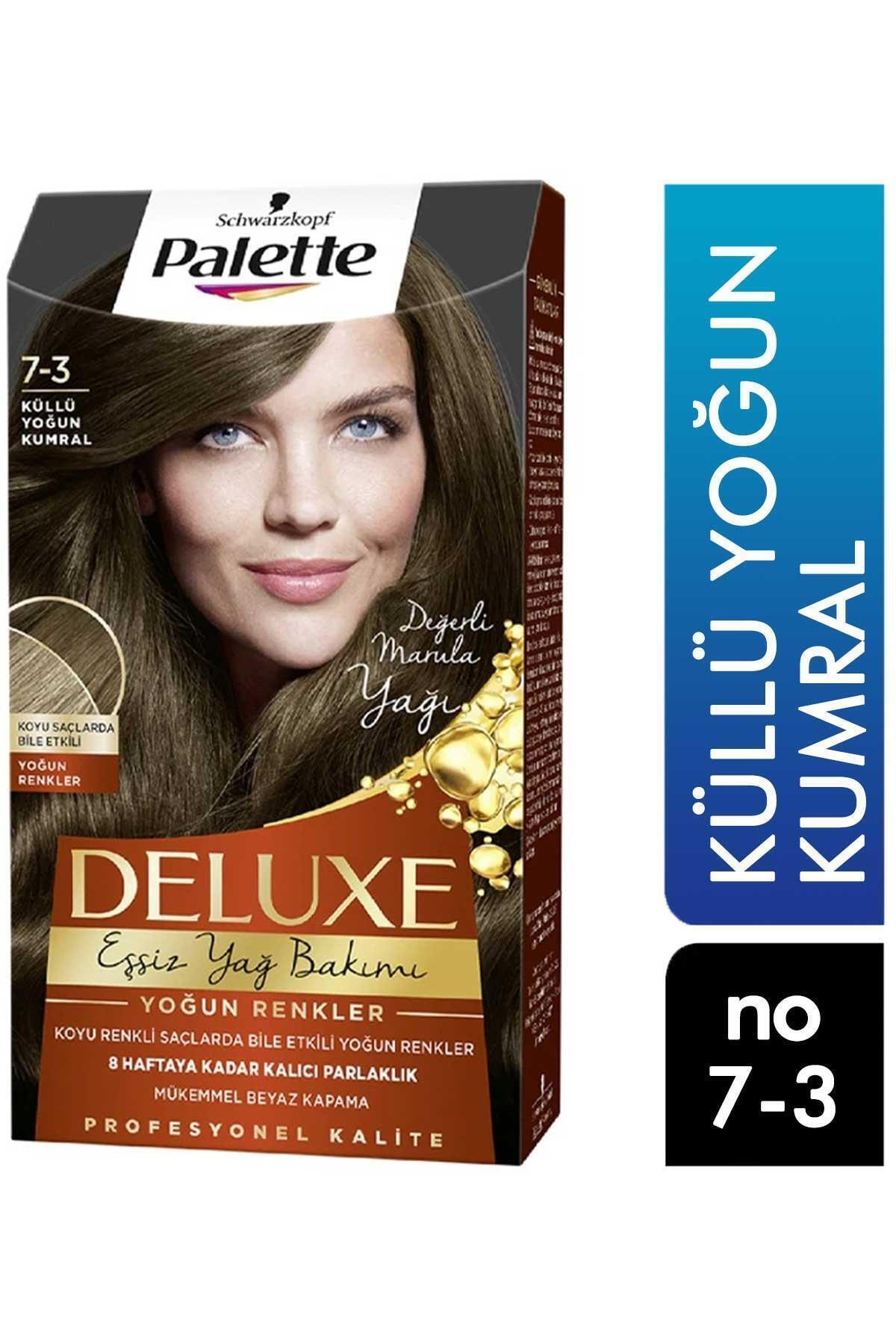 Deluxe Eşsiz Yağ Bakımı Saç Boyası Küllü Yoğun Kumral 7-3 6281031