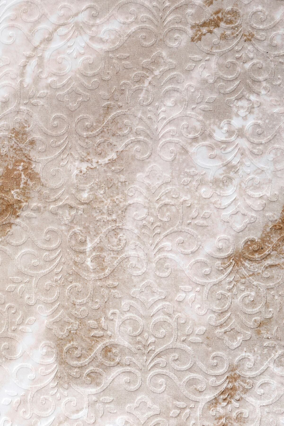 Delüxe Halı Devetüyü Saçaksız Siyah Taban Oval Halı Yeni Kabartma