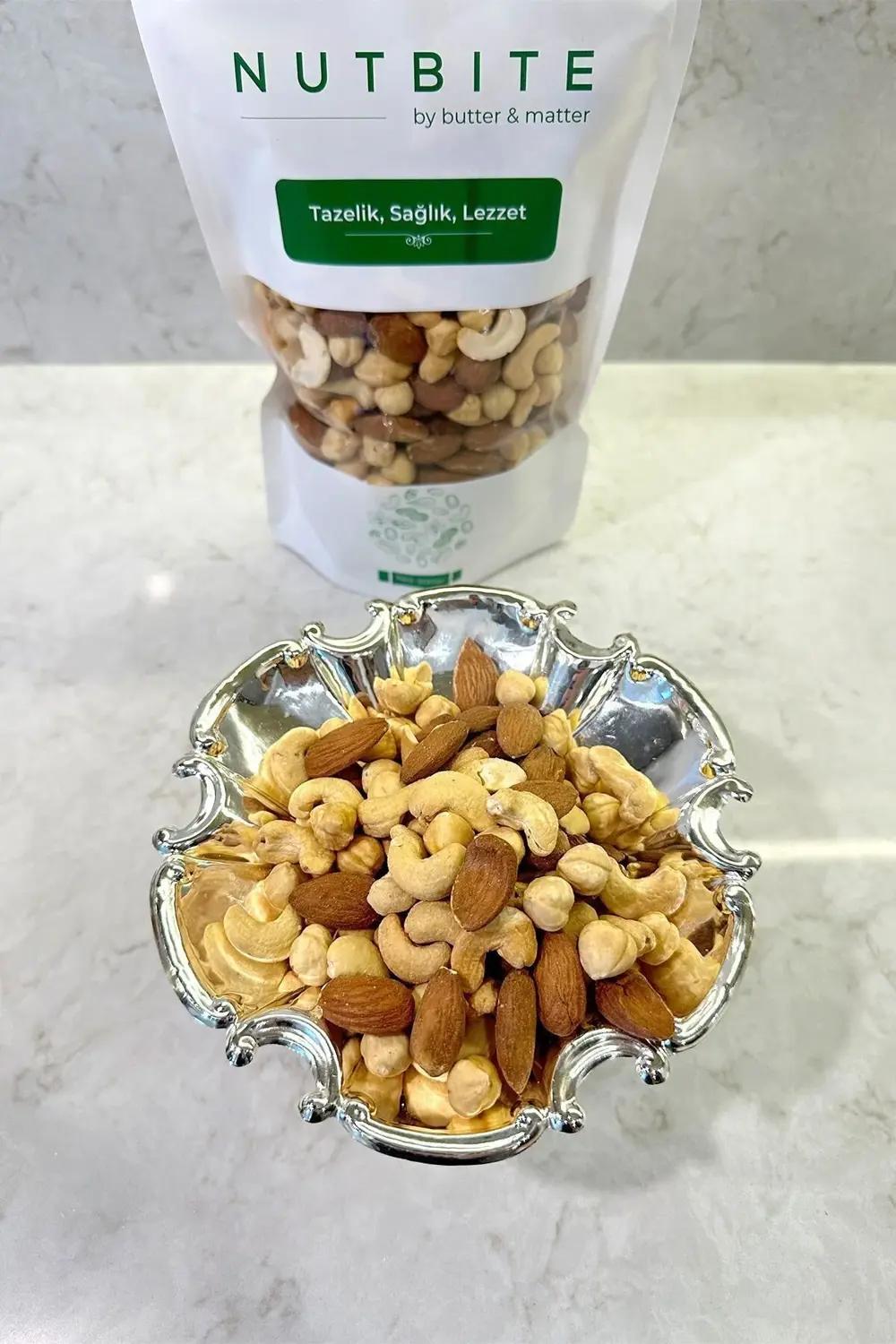 Deluxe Karışık 100gr - Kavrulmuş Kabuksuz Karışık Kuruyemiş - Tap