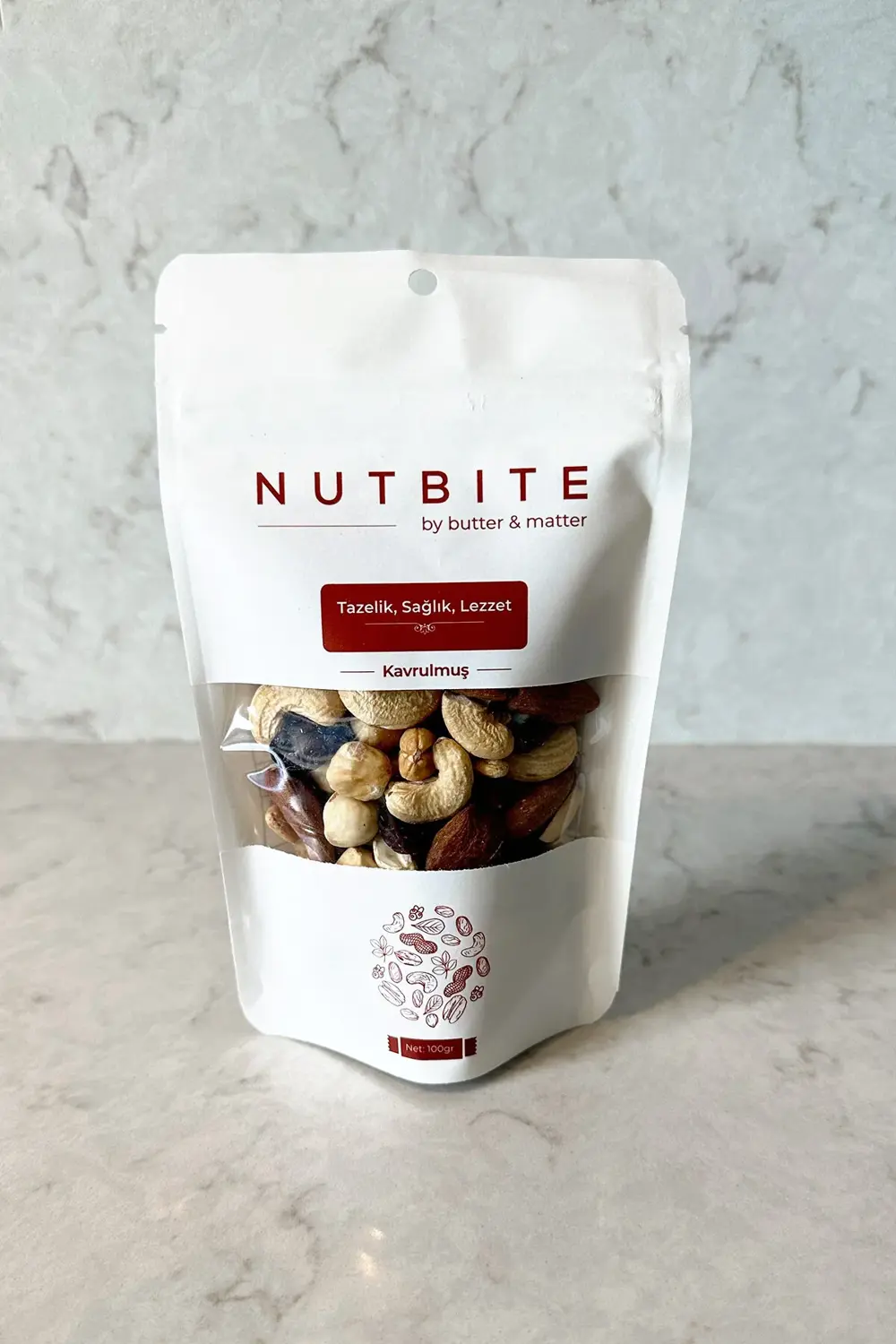 Deluxe Mix 100gr - %100 Doğal Atıştırmalık - Fırınlanmış Kaju, Ba