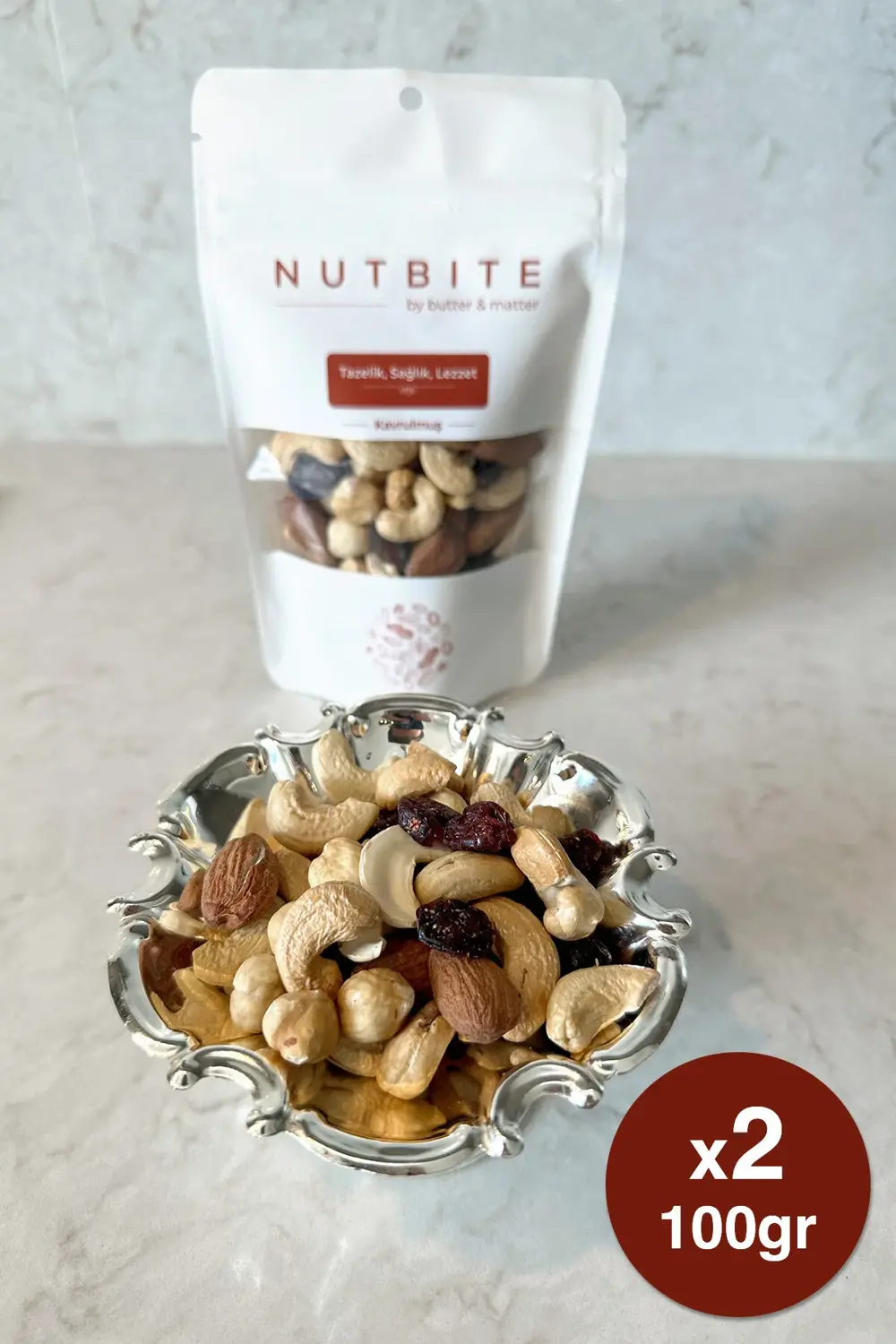 Deluxe Mix 200gr - %100 Doğal Atıştırmalık - Fırınlanmış Kaju, Ba