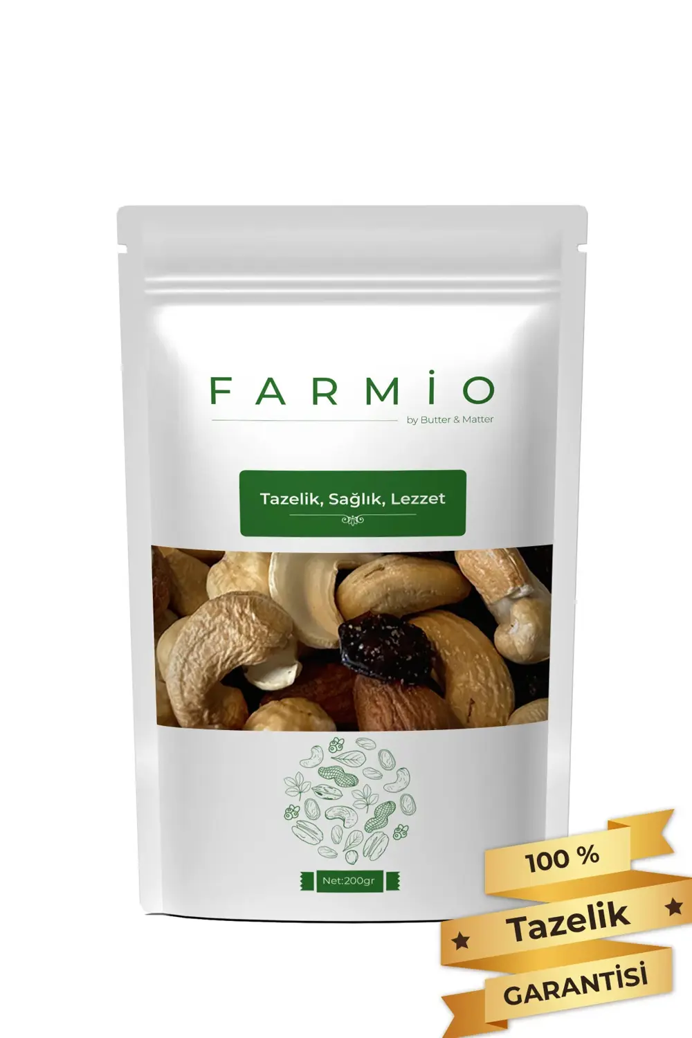 Deluxe Mix 200gr - %100 Doğal Atıştırmalık - Fırınlanmış Kaju, Ba