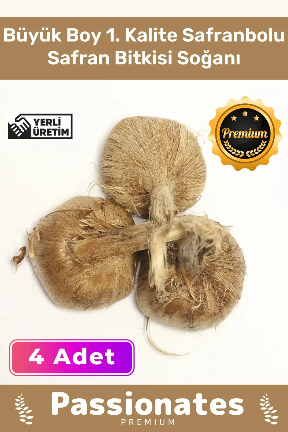 Deluxe Özel Dikime Hazır Yerli Üretim Büyük Boy 1. Kalite Safranb