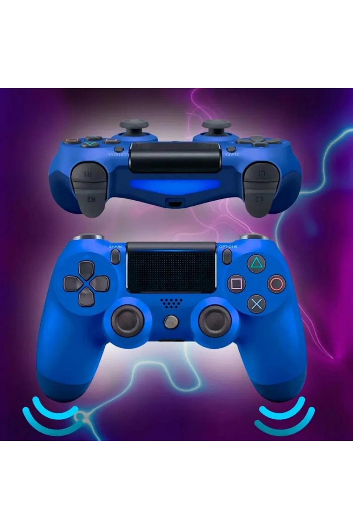 Deluxe PS4 ve PC Uyumlu Bluetooth Gamepad – Kablosuz Oyun Kolu & 