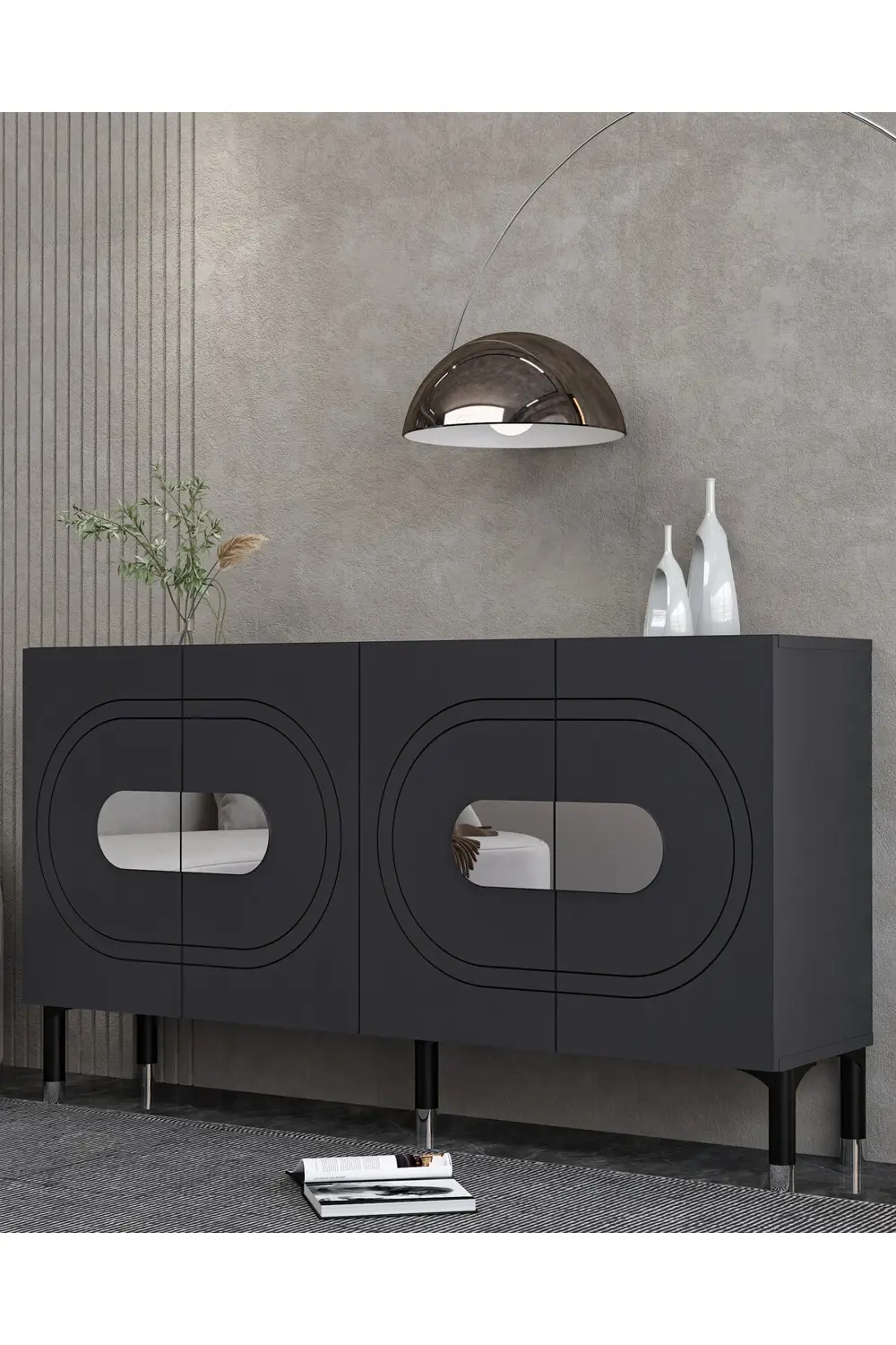 DEMETCT (KB150) KONSOL ANTRASİT-GÜMÜŞ