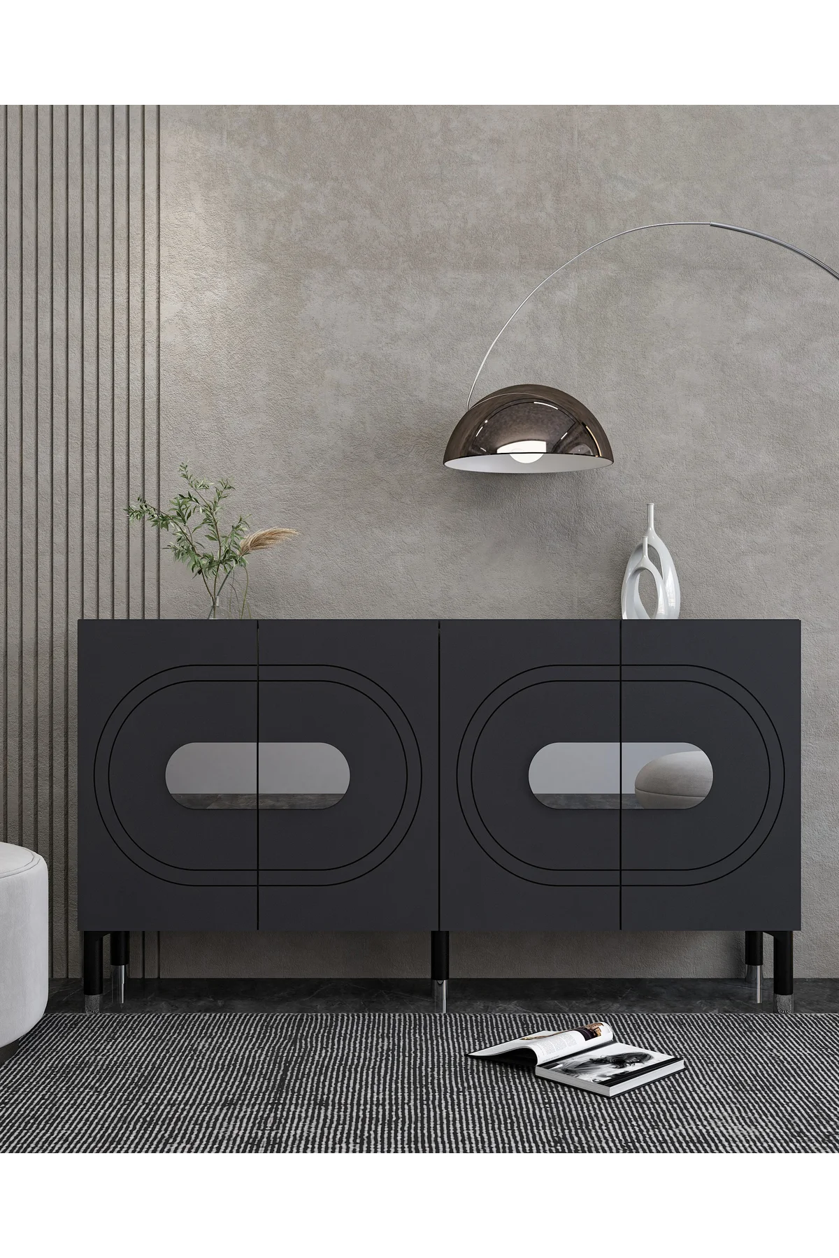 DEMETCT (KB150) KONSOL ANTRASİT-GÜMÜŞ