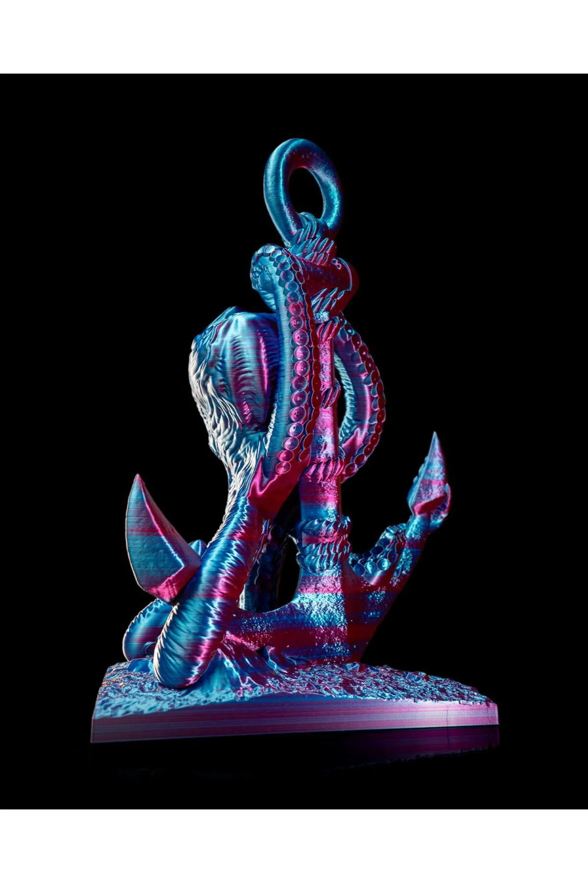 Demir Atan Kraken Obje Ahtapot Masaüstü Dekoratif Obje Büyük Boy 25CM