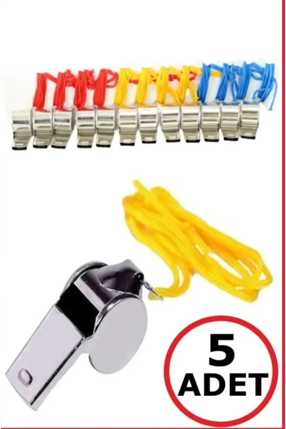 Demir Düdük Metal Deprem Düdüğü Hakem İpli Düdük Avcı Deniz İlkya