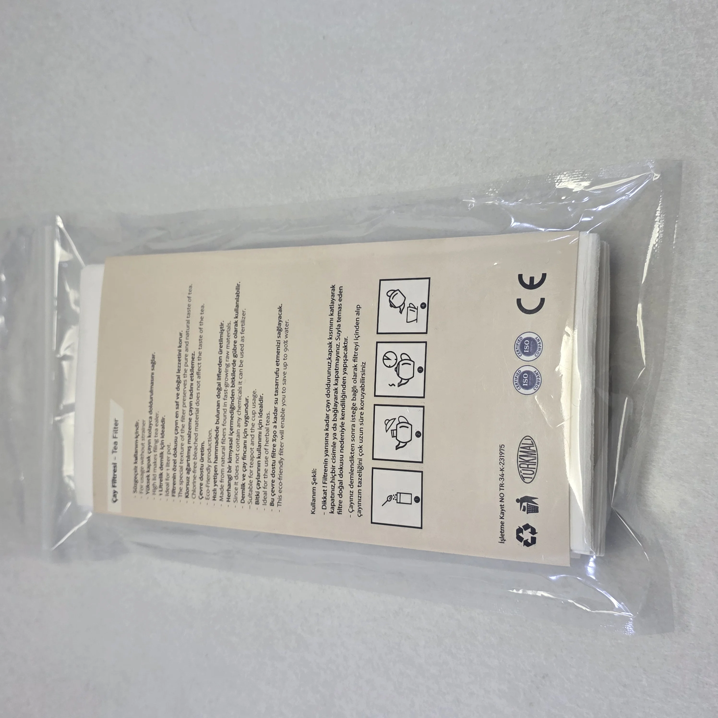 Demlik İçi Çay Filtresi Körüklü Kapaklı Çay Süzgeci Boş Demlik Poşeti Bonesi 9x20 cm 100 Adet ((100 Lü) Bitki Kış Çay Demleme Fiyatı, Yorumları ve Özellikleri