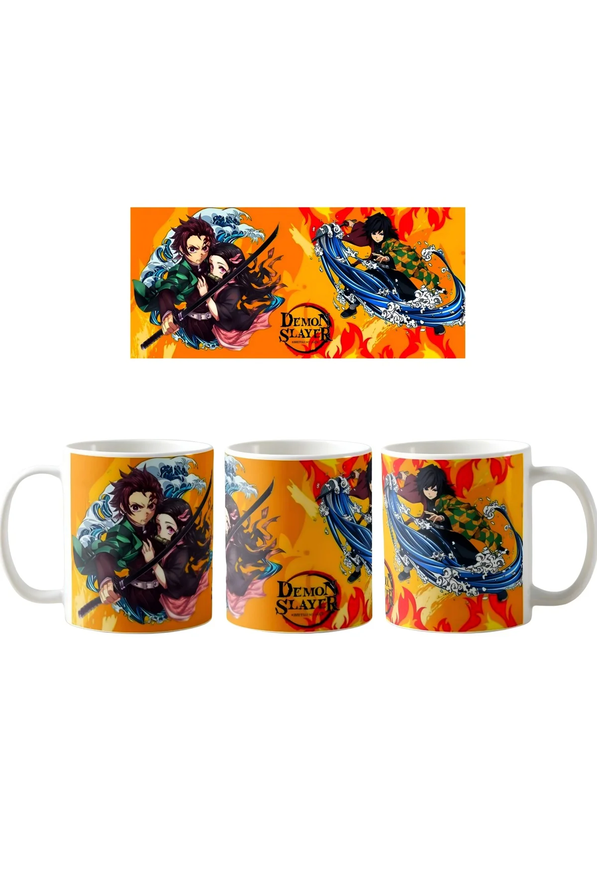Demon Slayer Kupa Bardak | Tek Adet K021