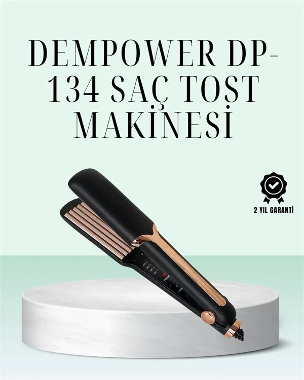 DEMPOWER DP-134 - Isı Ayarlı Saç Şekillendirme ve Volüm Makinesi