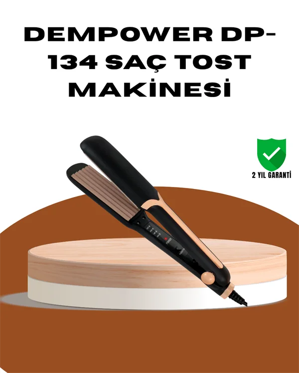DEMPOWER DP-134 Saç Tost Makinesi – Kolay Kullanım, Hızlı Sonuç, 