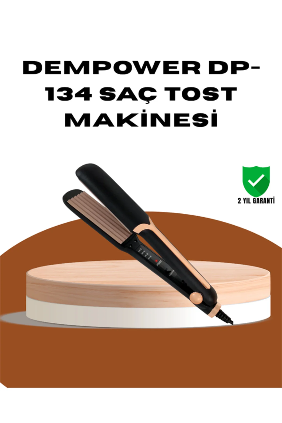 DEMPOWER DP-134 Saç Tost Makinesi – Kolay Kullanım Hızlı Sonuç Uz