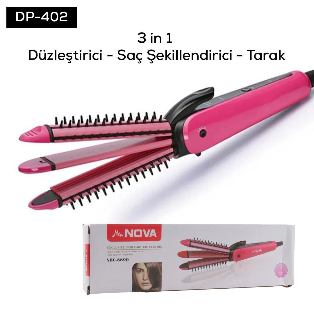 Byntr Dempower Kalın Başlıklı Rulo Taraklı Maşa