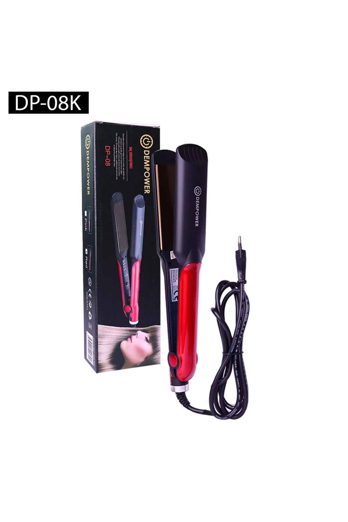 Dempower Saç Düzleştirici Kırmızı - Lisinya