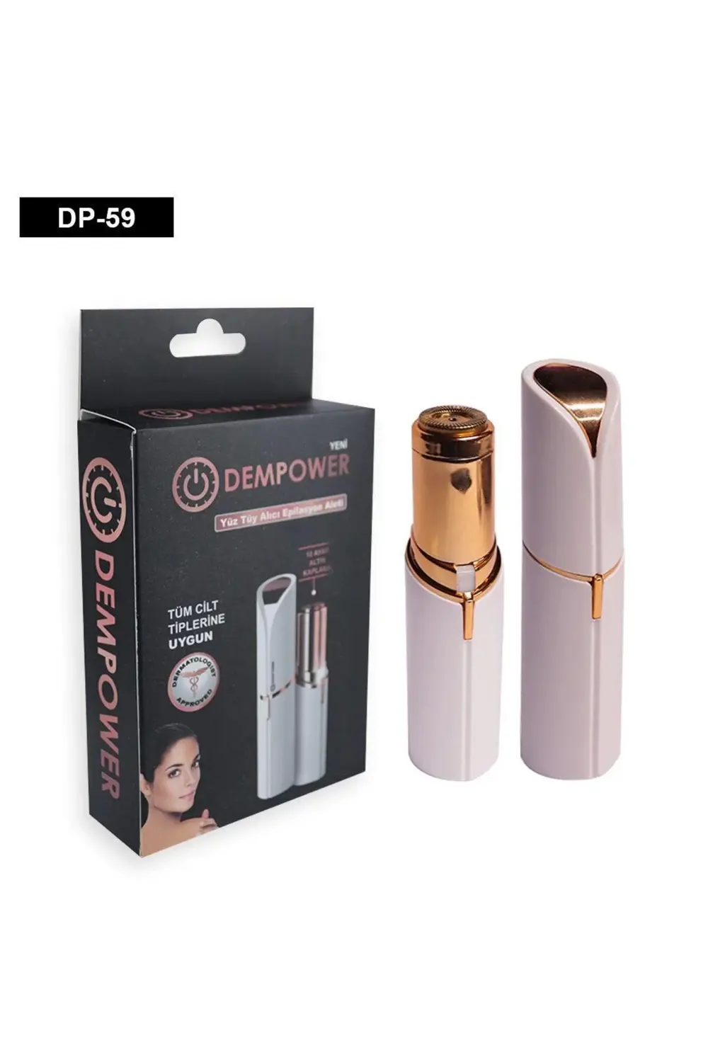 Dempower Şarjlı Yüz Tüy Alıcı Epilasyon Aleti Flawles Kısa - Lisi